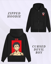 Cursed Devil Boy Zip Hoodie