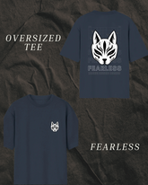 Fearless Unisex Oversized Standard T-Shirt - in 2 colors