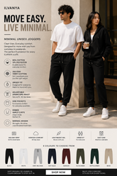 Minimal Solid Joggers - in 8 colors