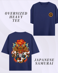 Japanese Samurai Oversized Heavy T-Shirt