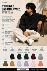 Ilvanya Minimal Oversized Hoodie