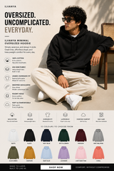 Ilvanya Minimal Oversized Hoodie