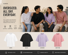 Minimal Terry Oversized Tee - 8 colors