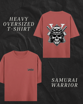 Samurai Oversized Heavy T-Shirt - in 8 colors