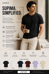 Minimal Premium Supima T-Shirt - 6 solid colors