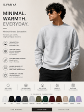 Minimal Sweatshirt - in 12 colors