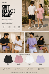 Minimal Terry Shorts - in 4 colors
