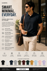 Minimal Polo T-shirts Men’s- in 11 colors